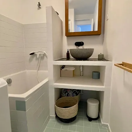 아파트 Romantic And Zen Flat In Butte Aux Cailles 파리